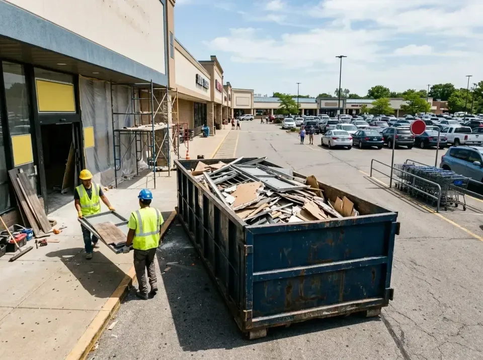 retail-store-renovation-debris-003 — frequently asked questions, Roll-off Dumpster Rentals in South Run, VA